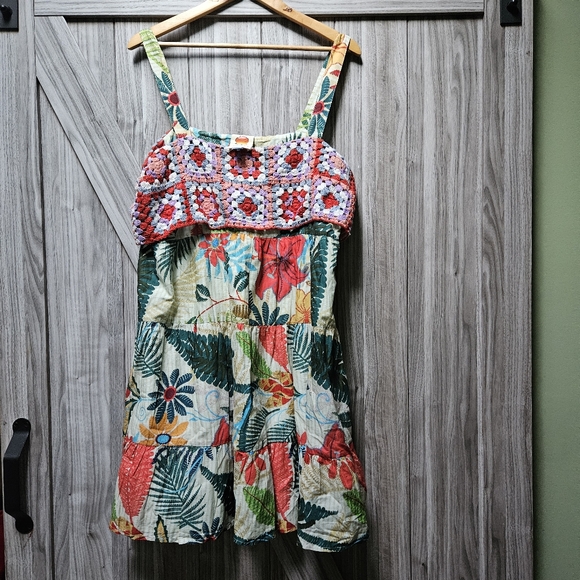 Farm Rio Crochet Mini Dress - Picture 9 of 16